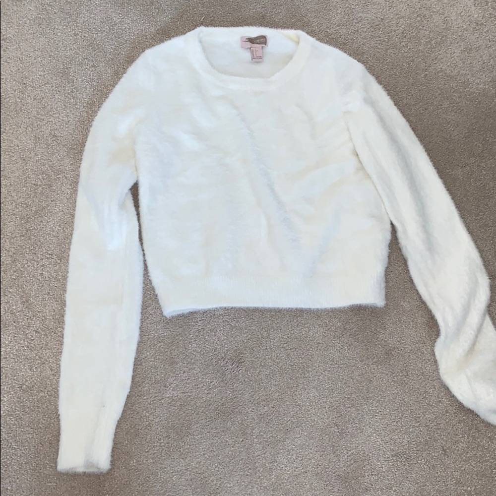Long sleeve crop top